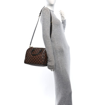 LOUIS VUITTON Damier Ebene Speedy Bandouliere 25