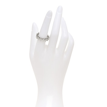 TIFFANY Platinum Diamond Aria Band Ring 54 6.75