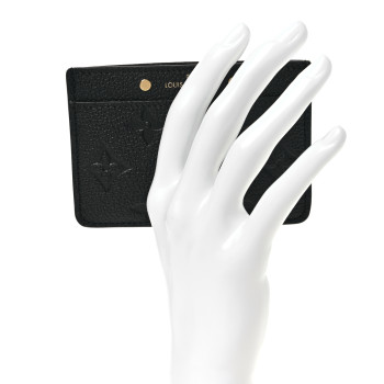 LOUIS VUITTON Empreinte Card Holder Black