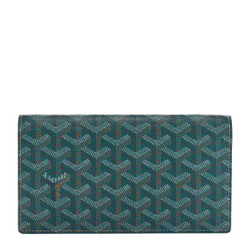 GOYARD Goyardine Richelieu Wallet Green