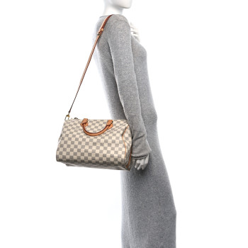 LOUIS VUITTON Damier Azur Speedy Bandouliere 30