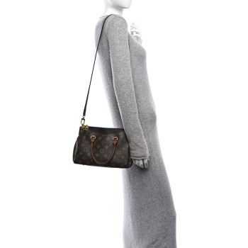 LOUIS VUITTON Monogram Pallas BB Black