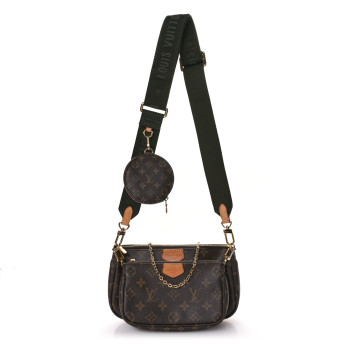LOUIS VUITTON Monogram Multi Pochette Accessories Kaki