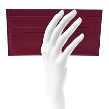 LOUIS VUITTON Calfskin Felicie Card Holder Insert Fuchsia