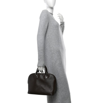 LOUIS VUITTON Epi Alma PM Moka