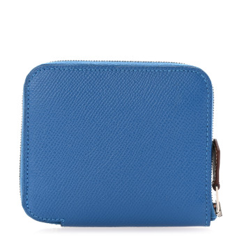 HERMES Epsom Silk'in Coin Purse Mykonos