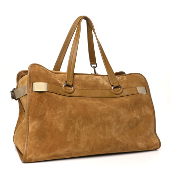 BURBERRY Suede B Clip Holdall Hebden Hebden