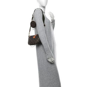 LOUIS VUITTON Monogram Multi Pochette Accessories Kaki