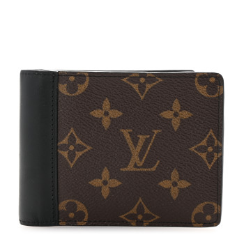 LOUIS VUITTON Monogram Macassar Multiple Wallet