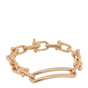TIFFANY 18K Rose Gold Extra Large HardWear Link Bracelet