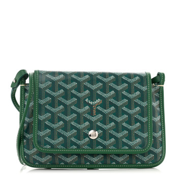 GOYARD Goyardine Plumet Wallet Clutch Green