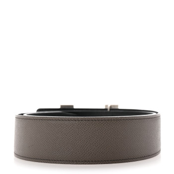 HERMES Epsom Box 42mm Constance Belt 85 34 Etain Black