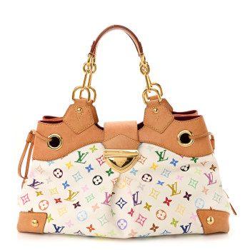LOUIS VUITTON Monogram Multicolor Ursula White