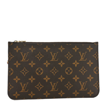 LOUIS VUITTON Monogram Neverfull MM GM Pochette