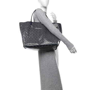 GOYARD Goyardine Reversible Anjou GM Navy