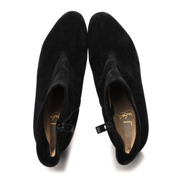 CHRISTIAN LOUBOUTIN Veau Velours Bianca 130 Ankle Booties 39 Black