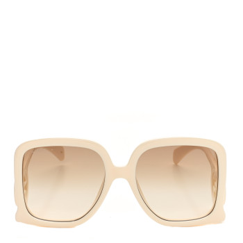 GUCCI Acetate Rectangle Frame Sunglasses GG1326S White