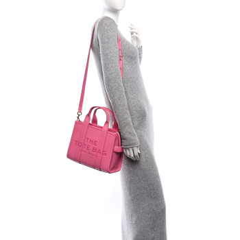 MARC JACOBS Grained Calfskin Small The Tote Bag Morning Glory
