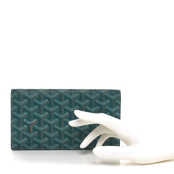 GOYARD Goyardine Richelieu Wallet Green