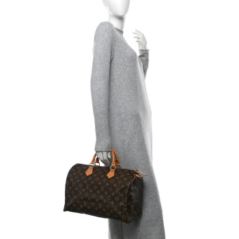 LOUIS VUITTON Monogram Speedy 35