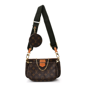 LOUIS VUITTON Monogram Multi Pochette Accessories Kaki