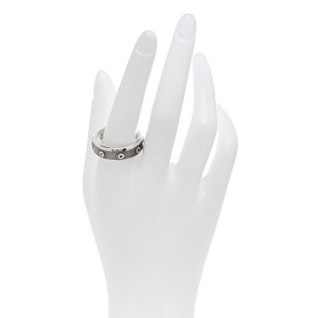 TIFFANY Sterling Silver Titanium Turbo Band Ring 62 10