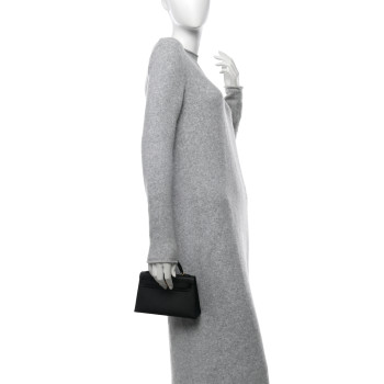 HERMES Epsom Mini Kelly Sellier 20 Black