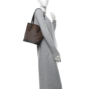 LOUIS VUITTON Damier Ebene Marais Bucket 23