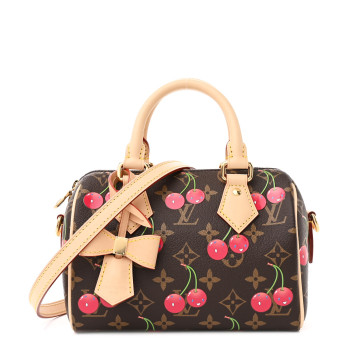 LOUIS VUITTON LV X TM Monogram Cerises Speedy Bandouliere 20