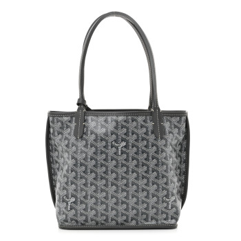 GOYARD Goyardine Reversible Mini Anjou Grey