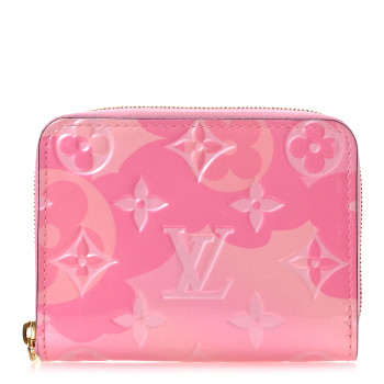 LOUIS VUITTON Vernis Valentine Zippy Coin Purse Pink