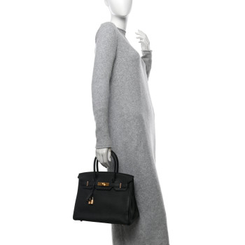 HERMES Togo Birkin 30 Black