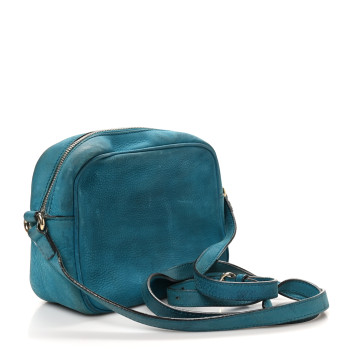 GUCCI Vitello Range Small Soho Disco Bag Deep Cobalt