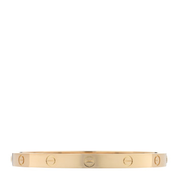 CARTIER 18K Yellow Gold LOVE Bracelet 19