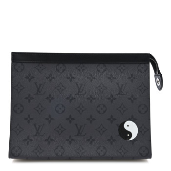 LOUIS VUITTON Monogram Eclipse Reverse Pochette Voyage MM