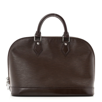 LOUIS VUITTON Epi Alma PM Moka