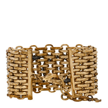 CHANEL Crystal CC Chain CC Bracelet Gold Silver