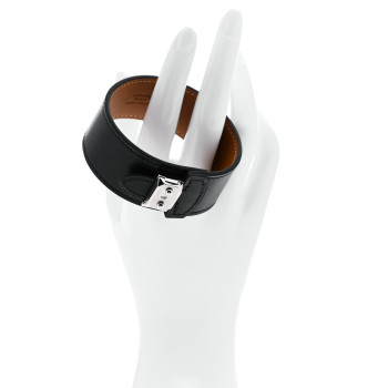 HERMES Chamonix Vegas Lock Cuff T5 Black