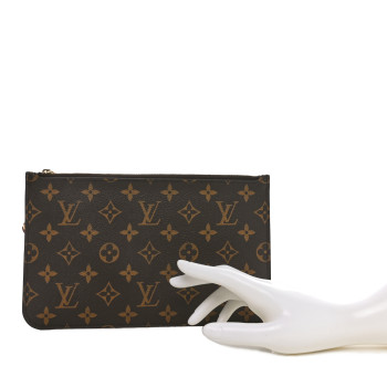 LOUIS VUITTON Monogram Neverfull MM GM Pochette