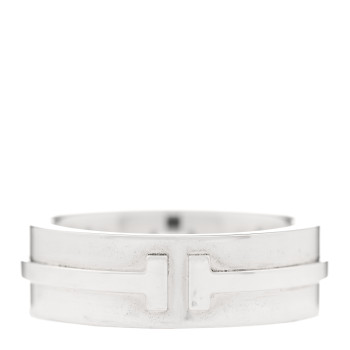 TIFFANY Sterling Silver T Two Ring 52 6