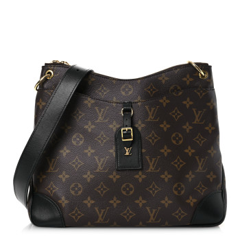 LOUIS VUITTON Monogram Odeon MM Black