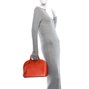 LOUIS VUITTON Epi Alma PM Piment