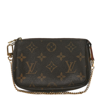 LOUIS VUITTON Monogram Mini Pochette Accessories