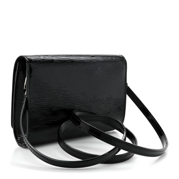 LOUIS VUITTON Electric Epi Louise Strap PM Black