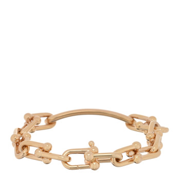 TIFFANY 18K Rose Gold Extra Large HardWear Link Bracelet