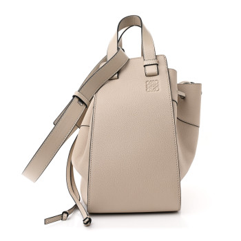 LOEWE Calfskin Medium Hammock Shoulder Bag Light Oak