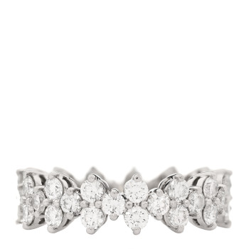 TIFFANY Platinum Diamond Aria Band Ring 54 6.75
