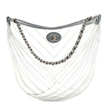 CHANEL PVC Hobo Transparent