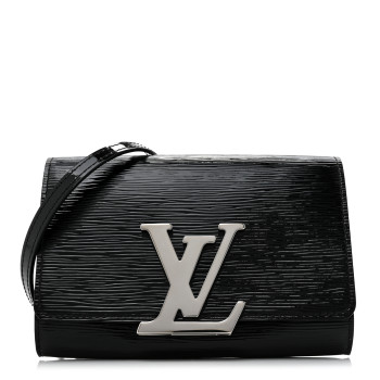 LOUIS VUITTON Electric Epi Louise Strap PM Black