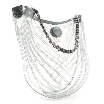 CHANEL PVC Hobo Transparent
